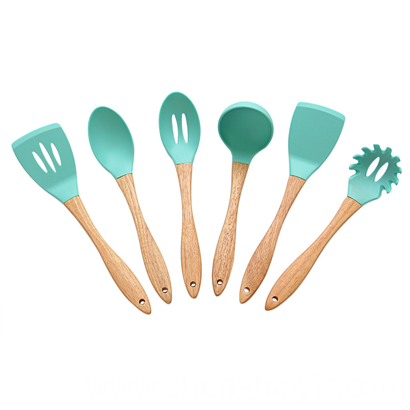 Lake Blue Kitchen Utensils Set Lake Blue Kitchen Utensils Set